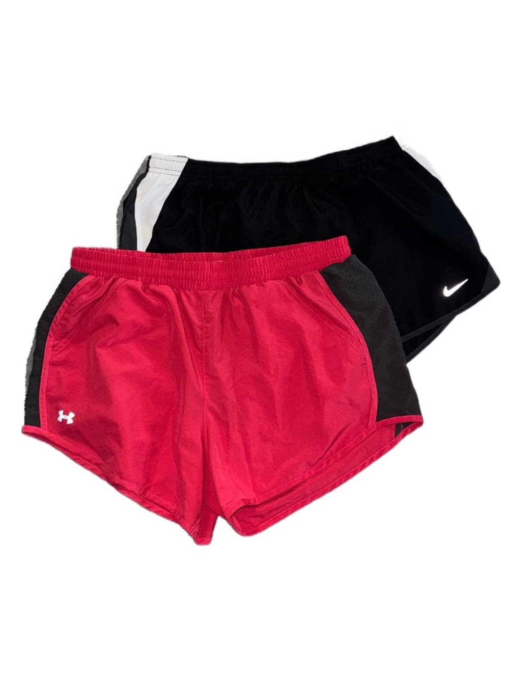 Nike and Under Armour Athletic Running Shorts Bundle Women’s Size Medium